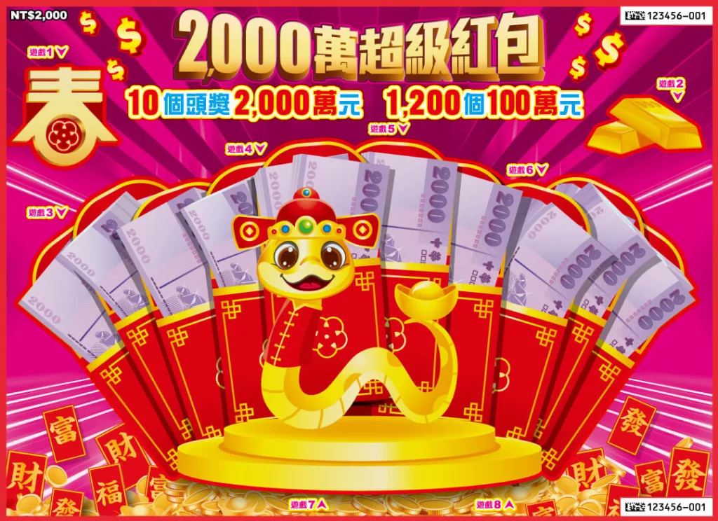 2000萬超級紅包